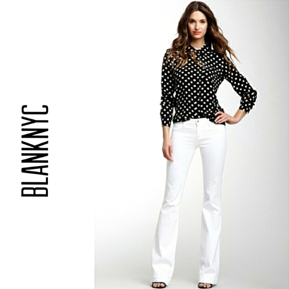 Blank NYC Denim - NWOT BLANKNYC SHOPLIFTER SKINNY FLARE WHITE JEANS